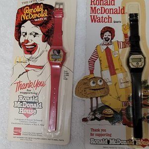 McDonald's Vintage New Wrist Watche's